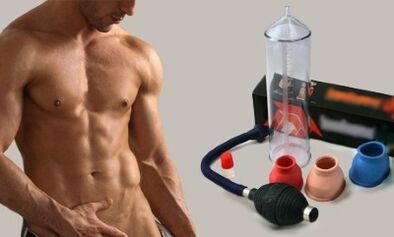 Erkek penisinin boyutunu artırmak için pompa